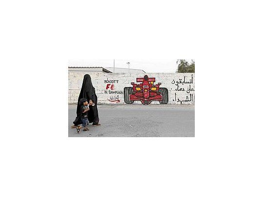 En Bahrein hay una fuerte revuelta social.