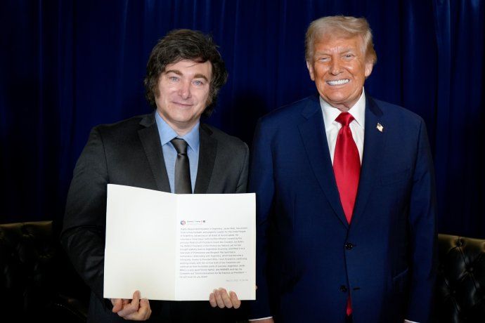 Javier Milei junto a Donald Trump, en Nueva York. Javier Milei junto a Donald Trump, en Nueva York.