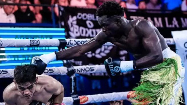 El demoledor nocaut del senegalés Touba Niang a Bazooka Chávez que fue tendencia el fin de semana