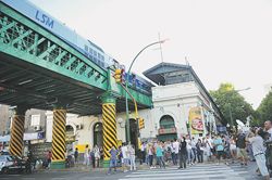 Palermo: ocho pasajeros heridos al caer de tren (foto 1)