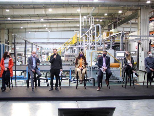 Escenario. Los anuncios de ayer fueron en el Parque Industrial de Pilar.