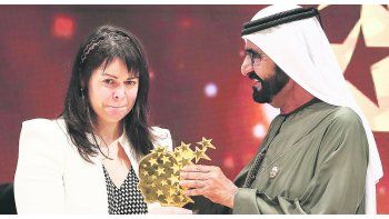 Distinción. Además del reconocimiento otorgado en una ceremonia en Dubái, MacDonnell recibirá un premio de un millón de dólares.