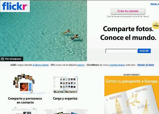 Flickr ganó entre las Comunidades.
