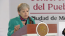 Alicia Bárcena anuncia nuevas medidas de Semarnat contra el cambio climático.&nbsp;