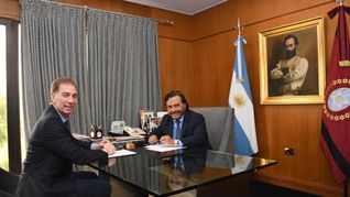 Diego Santili y Gustavo Sáenz se reunieron en Salta. Diego Santili y Gustavo Sáenz se reunieron en Salta.