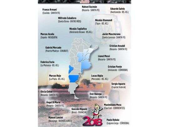 Los municipios al Mundial