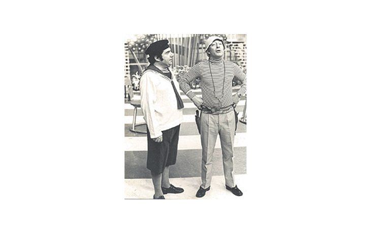 ámbito.com | Alberto Olmedo como el capitán Piluso, con Humberto Ortiz (Coquito), con quien formó una dupla de muchos años.
