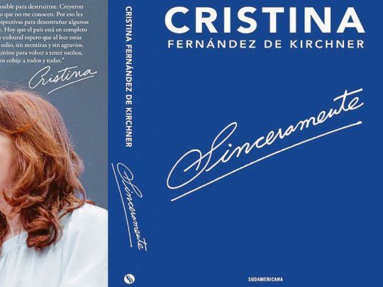 Ironía. Al estilo de la tapa de los cuadernos Rivadavia, la autora de Sinceramente, eligió la edición de su libro, tipografía y color.&nbsp;