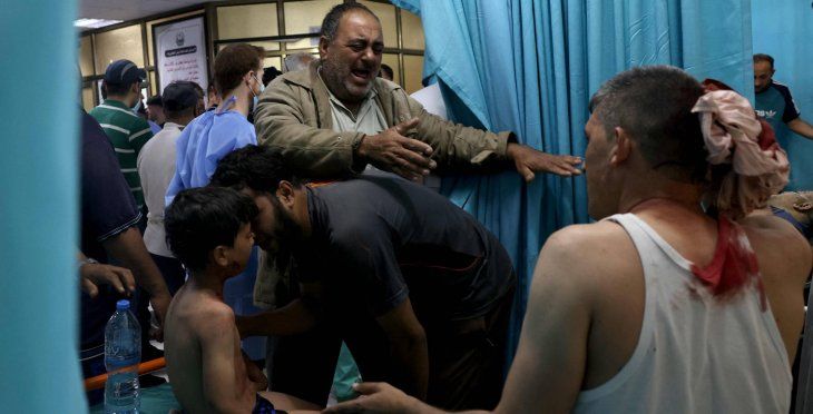 At least 26 people, ten of them children, were killed in Israeli attacks on Gaza.