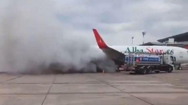 Una falla en una cinta de equipaje operada por Flybondi generó una columna de humo en el Aeropuerto de Jujuy.&nbsp;