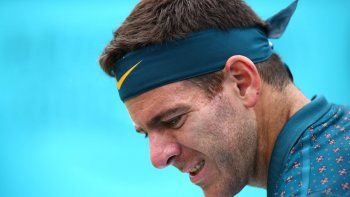 Del Potro, y otro momento delicado por una lesión.