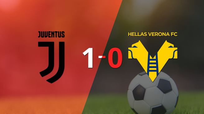 Juventus venció por la mínima a Hellas Verona
