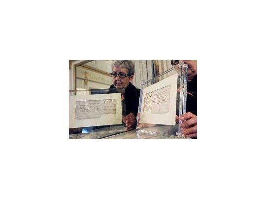El manuscrito fue hallado en una biblioteca