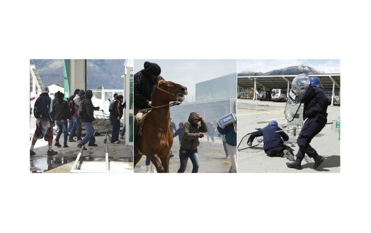 Saqueos, desmanes y enfrentamientos en supermercados de Bariloche.