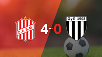 san martin (t) le paso por encima 4-0 a gimnasia (mendoza)