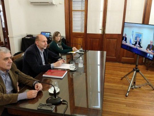 Cumbre: Omar Perotti y Alberto Fernández se reunieron de manera virtual para dialogar sobre Vicentin.