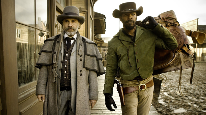 Christoph Waltz y Jamie Fox protagonizan Django sin cadenas, disponible en Netflix.