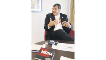 Rafael Correa recibió a Ámbito Financiero en su paso por Mendoza, por la cumbre de Unasur. Afirmó que los medios públicos de su país son «razonablemente objetivos».