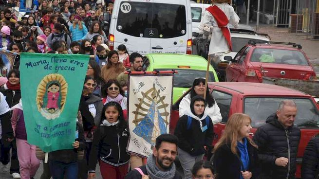 La movilización por la Virgen de Guadalupe. 