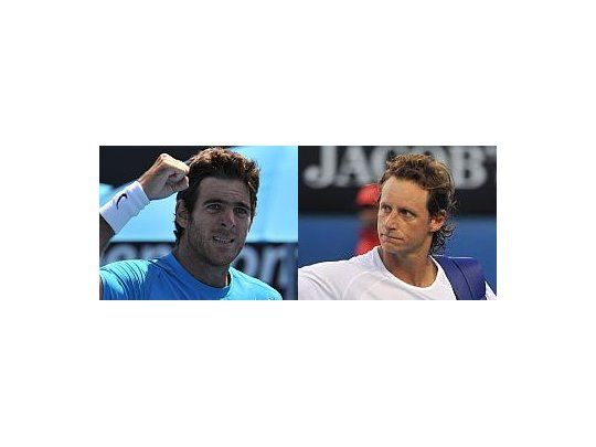 Del Potro avanza; Nalbandian quedó eliminado.