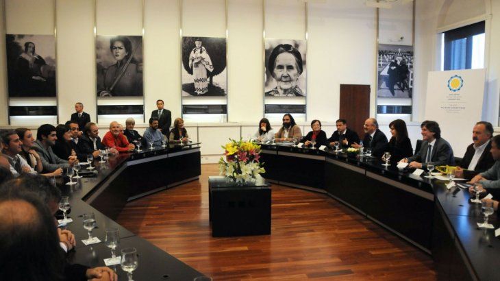 El Salón de las Mujeres, durante del mandato de Cristina Kirchner.