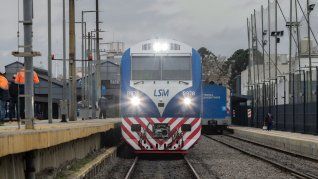 La línea San Martín sumó una tercera locomotora.