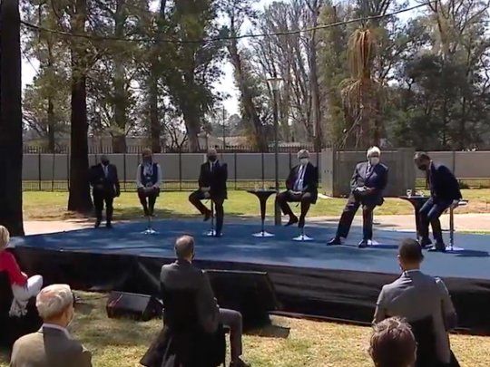 El presidente Alberto Fernández encabezó el lanzamiento de Detectar Federal.