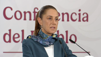 Claudia Sheinbaum en la Mañanera del Pueblo.