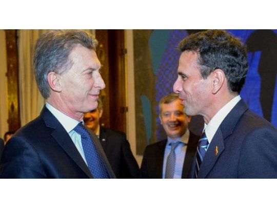 Mauricio Macri y Henrique Capriles.