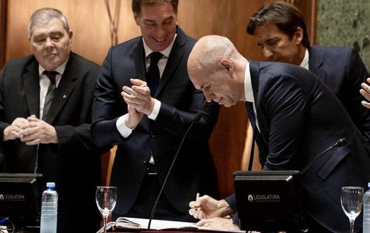 Horacio Rodríguez Larreta juró su segundo mandato como jefe de Gobierno porteño.