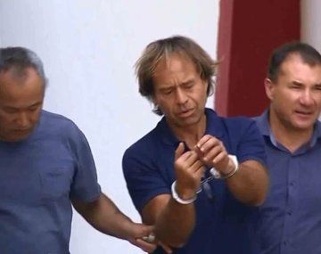 Daniel Maguila Puccio al momento de ser detenido en Brasil. 