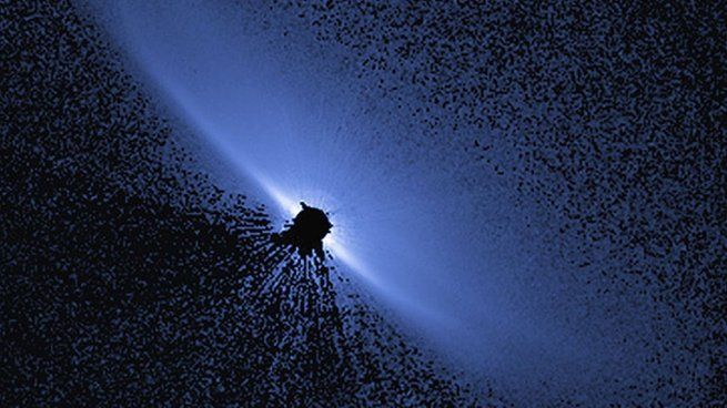 La estrella HD 181327 es similar al Sol, pero mucho más joven: tiene unos 23 millones de años, en comparación con los 4.600 millones de nuestra estrella. 