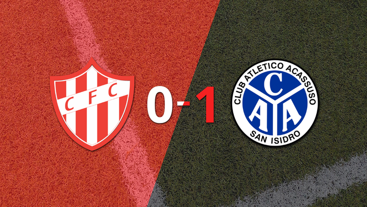 Con gol de Diego Aguirre, Acassuso se impuso 1 a 0 ante Cañuelas