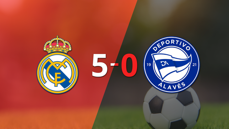 Vinicius Júnior impulsó la victoria de Real Madrid frente a Alavés con dos goles