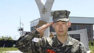 Heung-min Son en el servicio militar obligatorio de Corea del Sur Heung-min Son en el servicio militar obligatorio de Corea del Sur