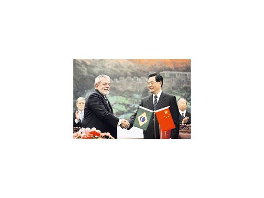 Lula y su par chino, Hu Jintao, se vieron el martes. Ayer, el brasileño dejó China rumbo a  Turquía.