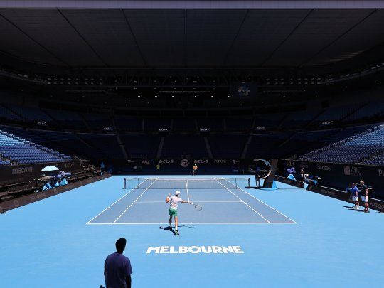 El Abierto de Australia presentó estrictos protocolos. Casi no hay casos en Melbourne y por eso habrá un 50% de público.