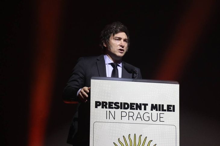 Javier Milei hablando por primera vez que le va a corresponder el Premio Nobel de Economia Javier Milei hablando por primera vez que le va a corresponder el Premio Nobel de Economia