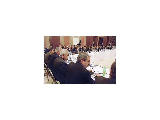 Aníbal Fernández se reunió en un hotel céntrico con todos los ministros del área de Seguridad del interior.