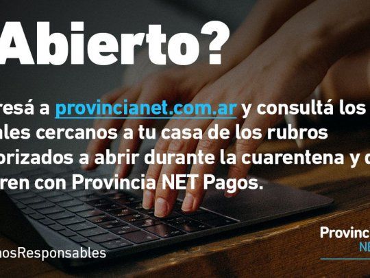 Provincia NET Pagos reabre sus puertas.