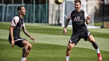 Di María y Messi, dos amigos que jugarán juntos en PSG.