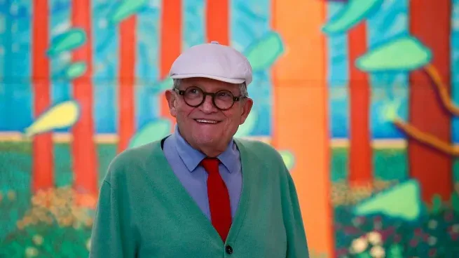 Hockney tenía 88 años.