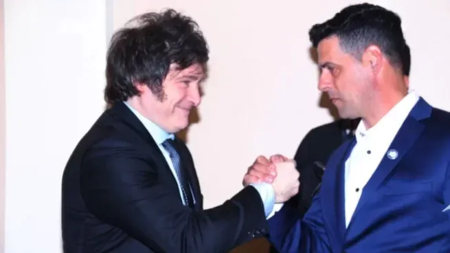 Javier Milei y Sergio Vallejos, cuando eran aliados.