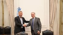 Rogelio Frigerio y el titular de ANSES, Guillermo Arancibia.