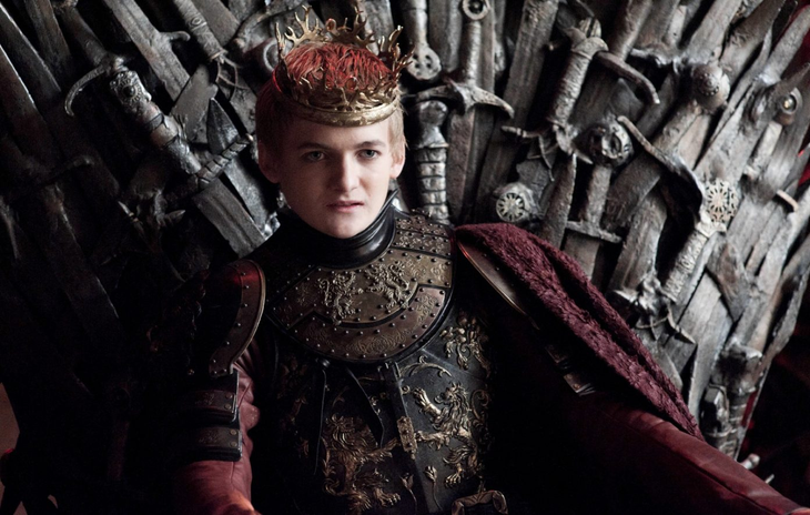 Jack Gleeson as Joffrey Baratheon in the HBO series.