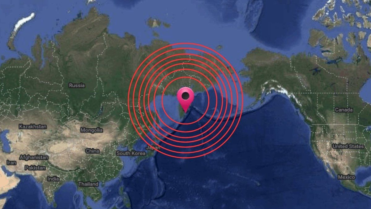 An earthquake of 7.8 points shook Kamchatka and there is tsunami alert