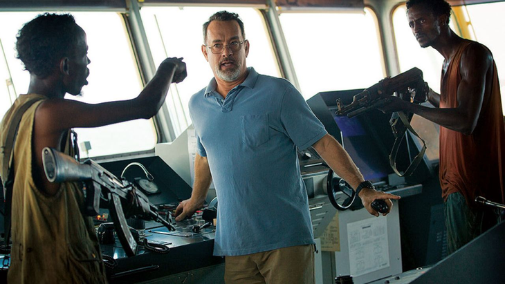 Captain Phillips was directed by Paul Greengrass and starred Tom Hanks. Captain Phillips was directed by Paul Greengrass and starred Tom Hanks.