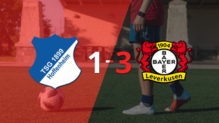 bayer leverkusen goleo a hoffenheim en su casa por 3 a 1