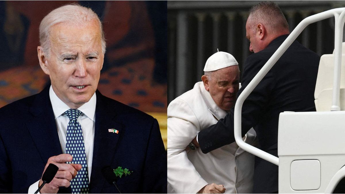 Biden sent his best wishes for the speedy recovery of Pope Francis