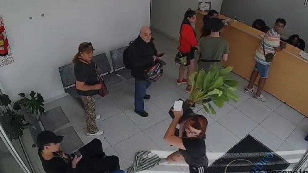 In Tigre, a woman shattered a clinic due to problems with a payment ticket